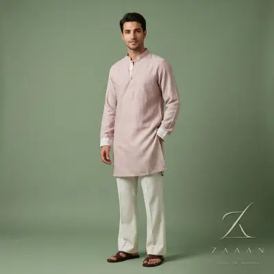 Desert Sand Linen Short Panjabi/Kurta